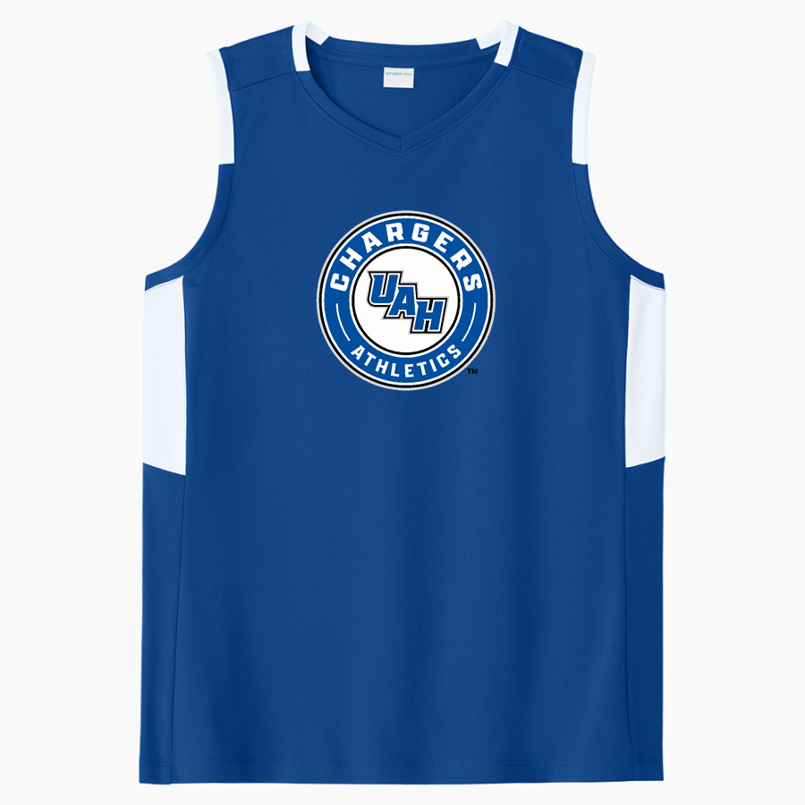 UAH Chargers <span class="pdp-name-mascot">University of Alabama Chargers</span> Sport-Tek Women's Club Sleeveless V-Neck