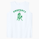 MORIARTY HIGH SCHOOL PINTOS Sport-Tek Women's Club Sleeveless V-Neck Front Thumbnail