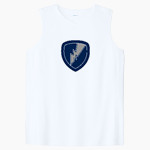 Manhattan Christian Thunder Sport-Tek Women's Club Sleeveless V-Neck Front Thumbnail