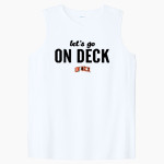 ON DECK BASEBALL Online Apparel Store Sport-Tek Women's Club Sleeveless V-Neck Front Thumbnail
