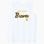 Grant County Braves The Official Online Store <span class="pdp-name-mascot">Grant County Braves</span> Sport-Tek Women's Club Sleeveless V-Neck Front Thumbnail
