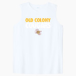 OLD COLONY REF VO TECH HIGH Cougars Sport-Tek Women's Club Sleeveless V-Neck Front Thumbnail