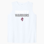Trinity Warriors <span class="pdp-name-mascot">Trinity Christian Warriors</span> Sport-Tek Women's Club Sleeveless V-Neck Front Thumbnail
