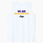 ARLINGTON SAGE ARLINGTON SAGE <span class="pdp-name-mascot">ARLINGTON SAGE</span> Sport-Tek Women's Club Sleeveless V-Neck Front Thumbnail