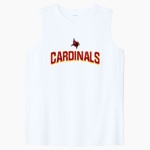 Fisher Cardinals <span class="pdp-name-mascot">Fisher Cardinals</span> Sport-Tek Women's Club Sleeveless V-Neck Front Thumbnail