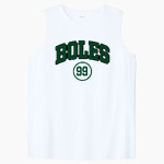 BOLES HIGH SCHOOL HORNETS Sport-Tek Women's Club Sleeveless V-Neck Front Thumbnail