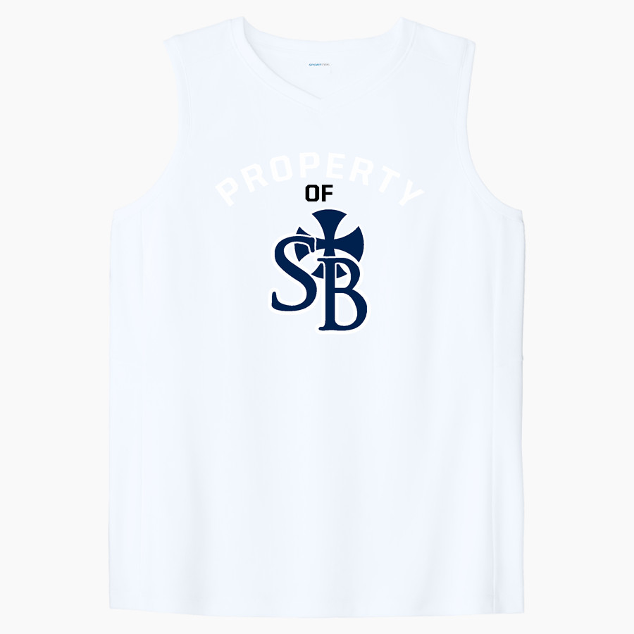 ST BERNARD PREP SAINTS <span class="pdp-name-mascot">ST BERNARD PREP SAINTS</span> Sport-Tek Women's Club Sleeveless V-Neck