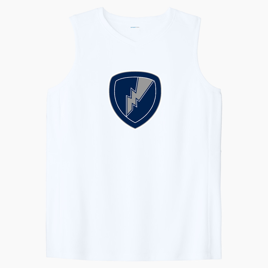 Manhattan Christian Thunder Sport-Tek Women's Club Sleeveless V-Neck