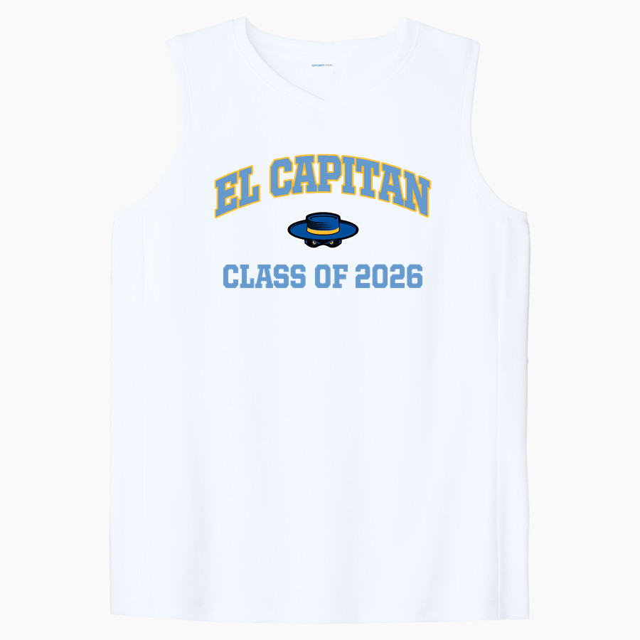 EL CAPITAN HIGH SCHOOL GAUCHOS <span class="pdp-name-mascot">EL CAPITAN GAUCHOS</span> Sport-Tek Women's Club Sleeveless V-Neck