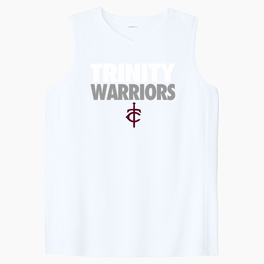 Trinity Warriors <span class="pdp-name-mascot">Trinity Christian Warriors</span> Sport-Tek Women's Club Sleeveless V-Neck