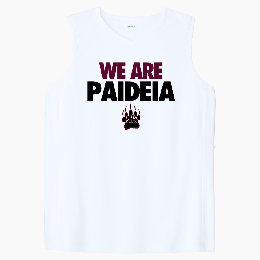 Paideia High Bears Sport-Tek Women's Club Sleeveless V-Neck