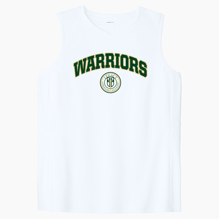 LEGACY CHRISTIAN WARRIORS Sport-Tek Women's Club Sleeveless V-Neck