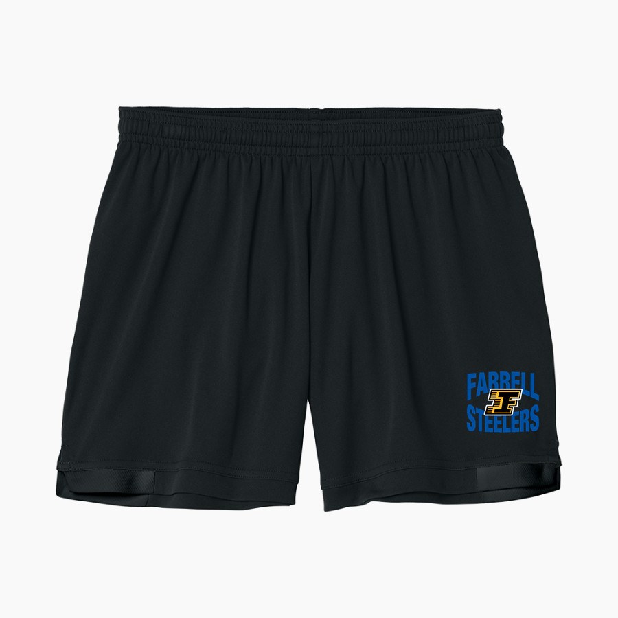 FARRELL HIGH SCHOOL STEELERS Sport-Tek Women's Club 5in Short