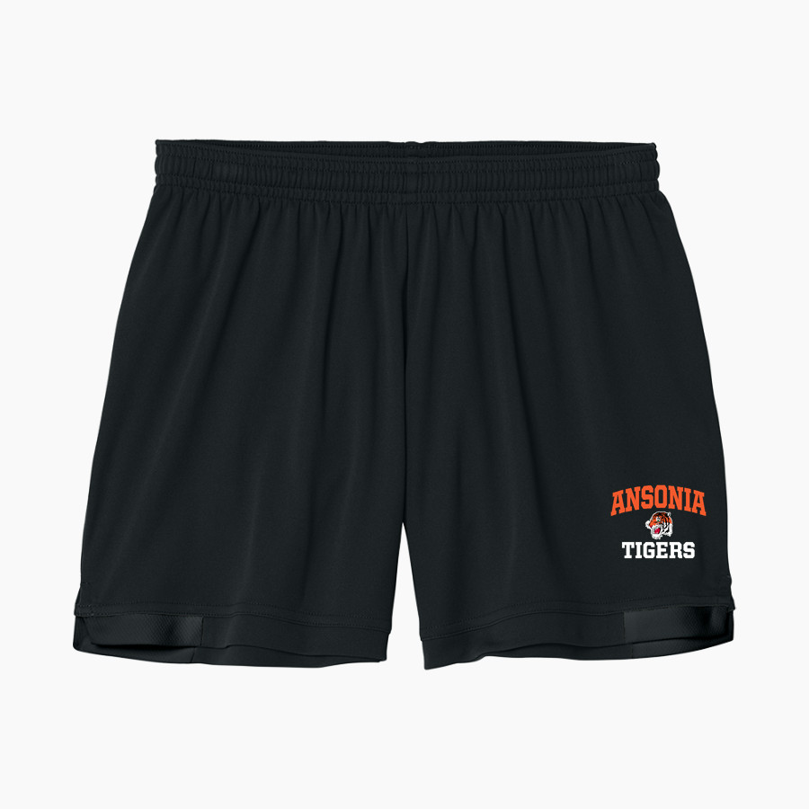 ANSONIA HIGH SCHOOL TIGERS <span class="pdp-name-mascot">ANSONIA TIGERS</span> Sport-Tek Women's Club 5in Short