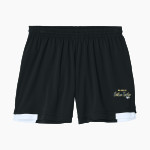 BETHPAGE HIGH SCHOOL GOLDEN EAGLES <span class="pdp-name-mascot">BETHPAGE GOLDEN EAGLES</span> Sport-Tek Women's Club 5in Short Front Thumbnail