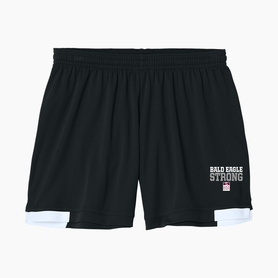 Lock Haven Bald Eagles <span class="pdp-name-mascot">Lock Haven University Bald Eagles</span> Sport-Tek Women's Club 5in Short