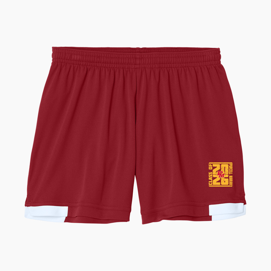 PURCELL MARIAN CAVALIERS official sideline store Sport-Tek Women's Club 5in Short