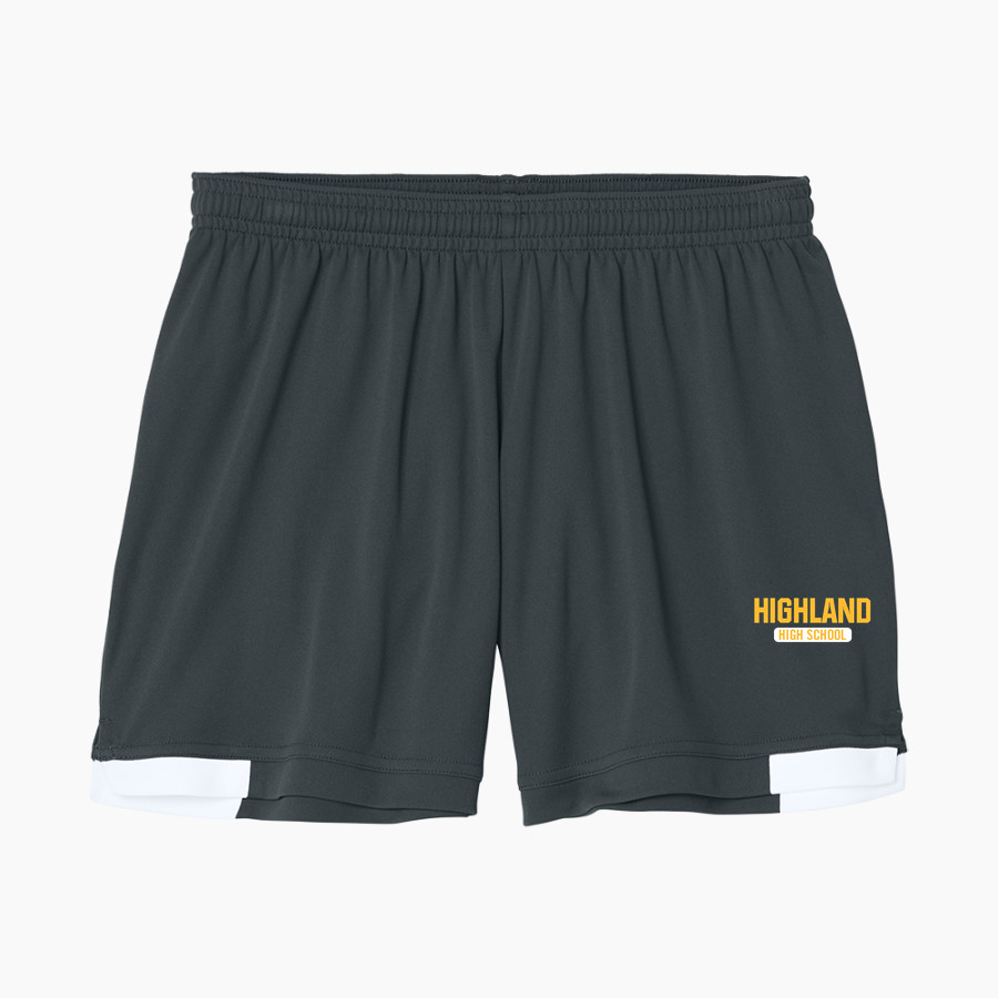 HIGHLAND HIGH SCHOOL HUSKIES Sport-Tek Women's Club 5in Short