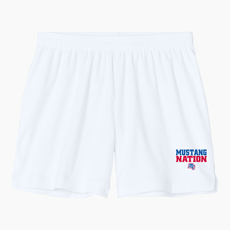 MIDLAND CHRISTIAN SCHOOL MUSTANGS <span class="pdp-name-mascot">MIDLAND MUSTANGS</span> Sport-Tek Women's Club 5in Short