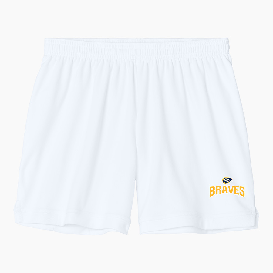 Grant County Braves The Official Online Store <span class="pdp-name-mascot">Grant County Braves</span> Sport-Tek Women's Club 5in Short