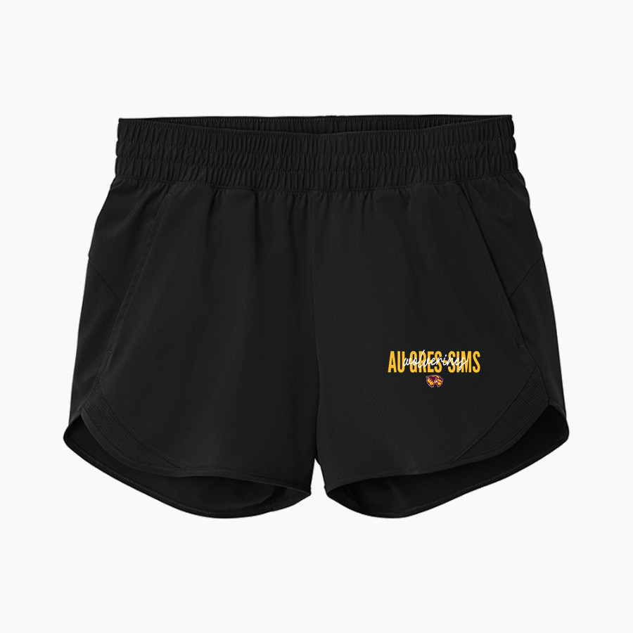 Au Gres-Sims HIGH SCHOOL WOLVERINES <span class="pdp-name-mascot">AU GRES - SIMS WOLVERINES</span> Sport-Tek Women's Repeat Swift Short