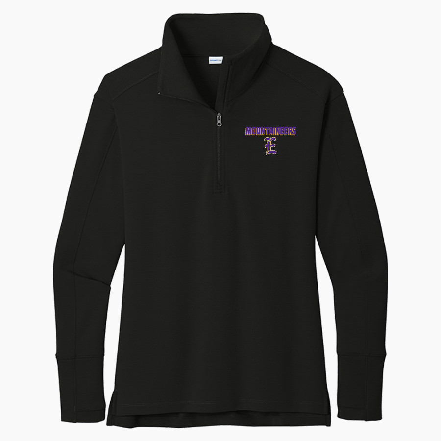 Ephrata Area School District MOUNTAINEERS <span class="pdp-name-mascot">EPHRATA MOUNTAINEERS</span> Sport-Tek Ladies' Sport-Wick Flex Fleece 1/4-Zip