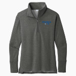 BRUNSWICK ATHLETIC FOUNDATION GO BIG BLUE <span class="pdp-name-mascot">BRUNSWICK BLUE DEVILS</span> Sport-Tek Ladies' Sport-Wick Flex Fleece 1/4-Zip Front Thumbnail