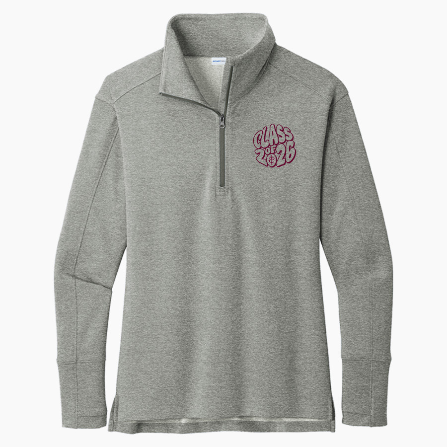Trinity Warriors <span class="pdp-name-mascot">Trinity Christian Warriors</span> Sport-Tek Ladies' Sport-Wick Flex Fleece 1/4-Zip