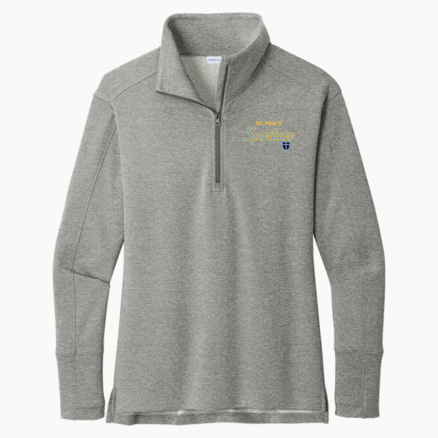 Spartans <span class="pdp-name-mascot">St. Pauls Episcopal Day School Spartans</span> Sport-Tek Ladies' Sport-Wick Flex Fleece 1/4-Zip