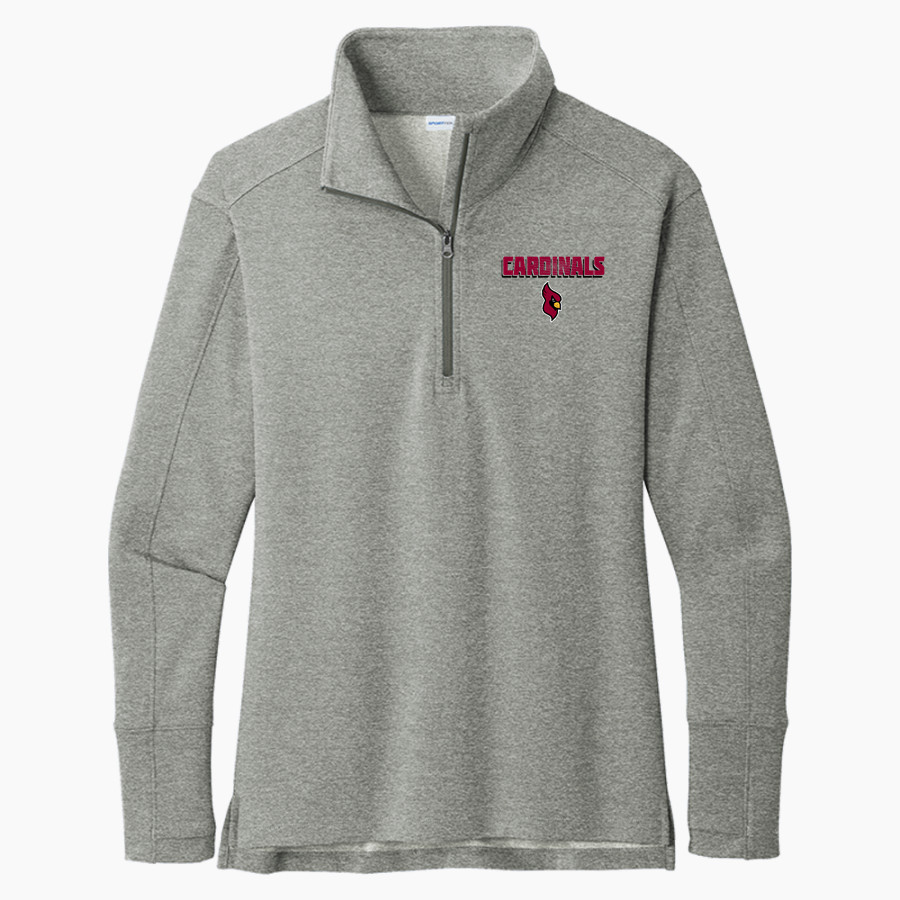 North Idaho Cardinals <span class="pdp-name-mascot">North Idaho College Cardinals</span> Sport-Tek Ladies' Sport-Wick Flex Fleece 1/4-Zip
