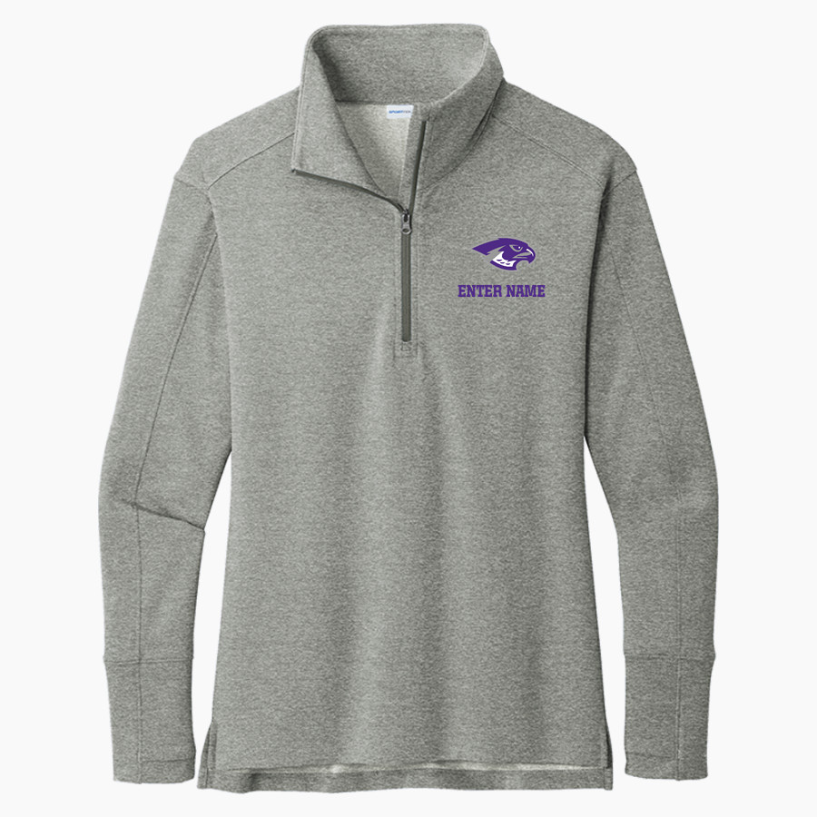 Coudersport Area Falcons <span class="pdp-name-mascot">Coudersport Area High School Falcons</span> Sport-Tek Ladies' Sport-Wick Flex Fleece 1/4-Zip