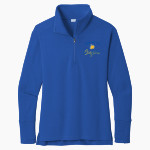 CULBRETH Cougars <span class="pdp-name-mascot">GREY CULBRETH MIDDLE SCHOOL Cougars</span> Sport-Tek Ladies' Sport-Wick Flex Fleece 1/4-Zip Front Thumbnail
