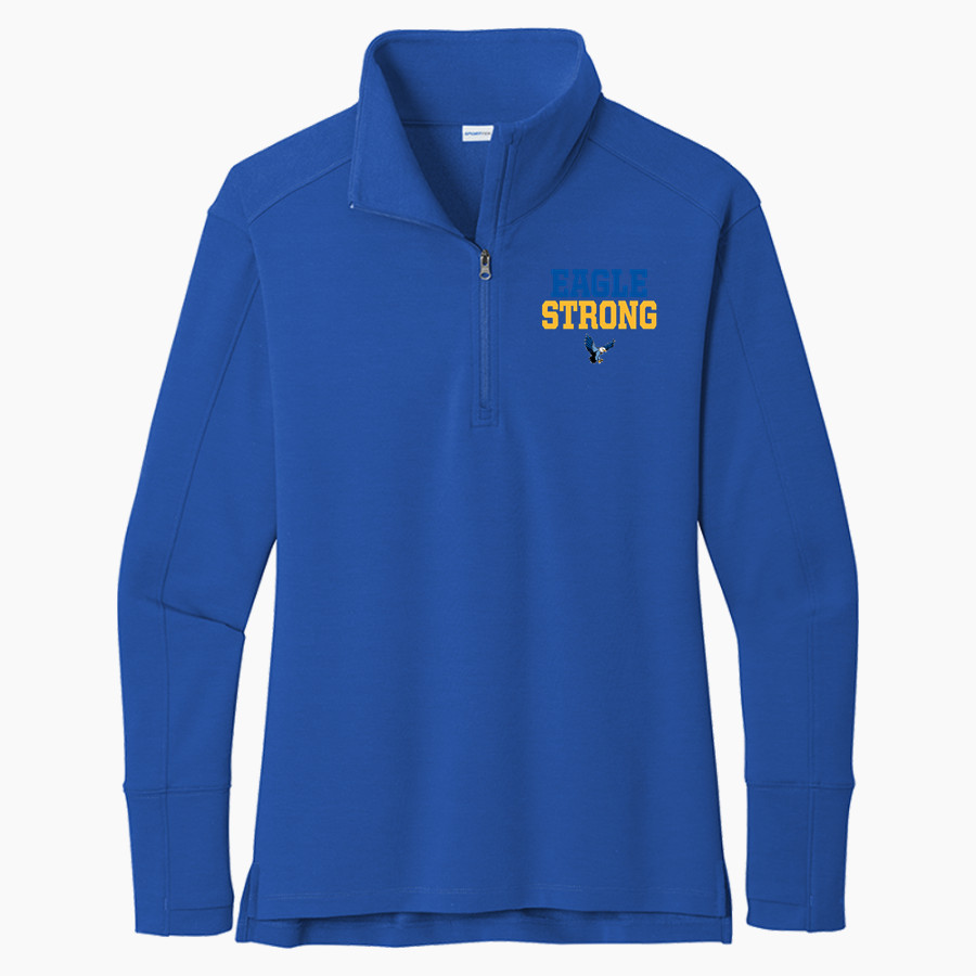 ODENTON CHRISTIAN SCHOOL EAGLES <span class="pdp-name-mascot">ODENTON EAGLES</span> Sport-Tek Ladies' Sport-Wick Flex Fleece 1/4-Zip