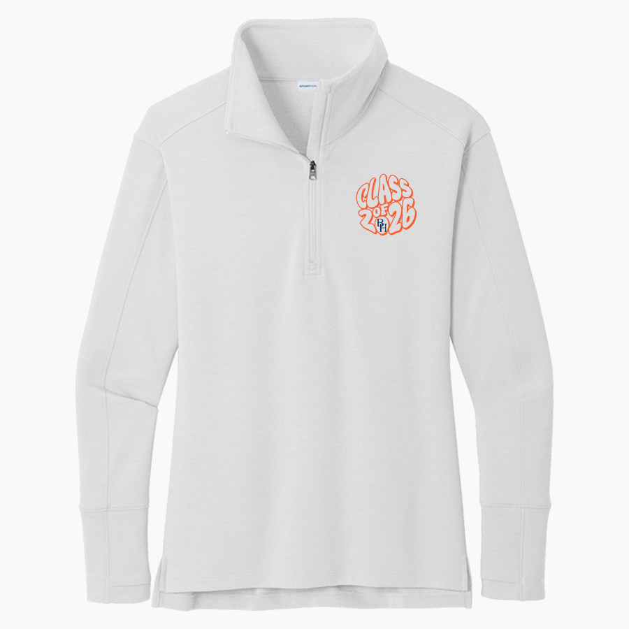 THE BROOK HILL HIGH SCHOOL GUARD <span class="pdp-name-mascot">THE BROOK HILL GUARD /THE</span> Sport-Tek Ladies' Sport-Wick Flex Fleece 1/4-Zip