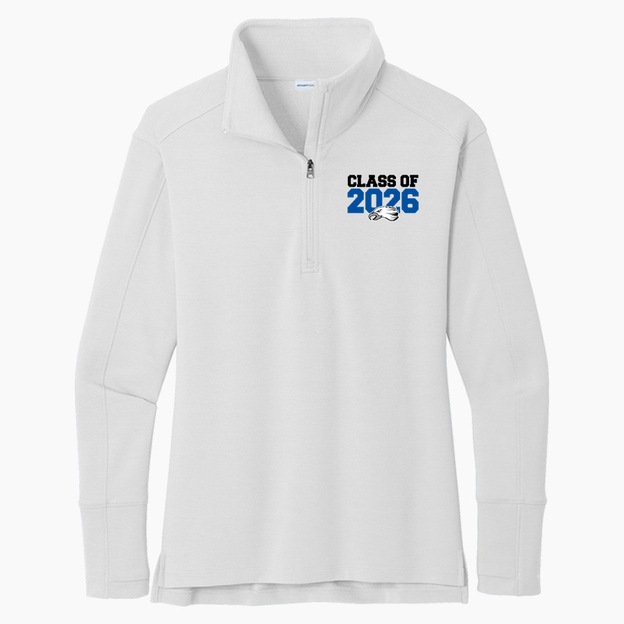 THE YOUNGSTOWN CHRISTIAN SCHOOL EAGLES <span class="pdp-name-mascot">THE YOUNGSTOWN EAGLES</span> Sport-Tek Ladies' Sport-Wick Flex Fleece 1/4-Zip