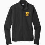 Au Gres-Sims HIGH SCHOOL WOLVERINES <span class="pdp-name-mascot">AU GRES - SIMS WOLVERINES</span> Sport-Tek Women's PosiCharge Strive Full-Zip Jacket Front Thumbnail