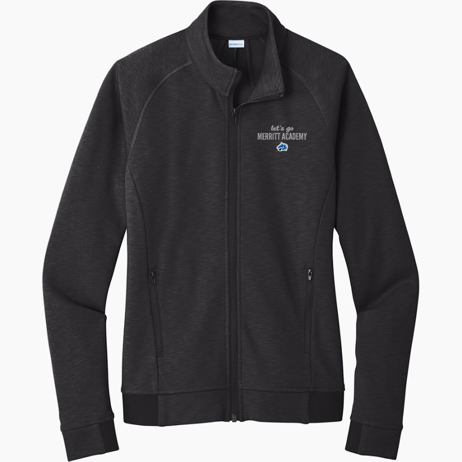 MERRITT ACADEMY HIGH SCHOOL MUSTANGS <span class="pdp-name-mascot">MERRITT ACADEMY MUSTANGS</span> Sport-Tek Women's PosiCharge Strive Full-Zip Jacket