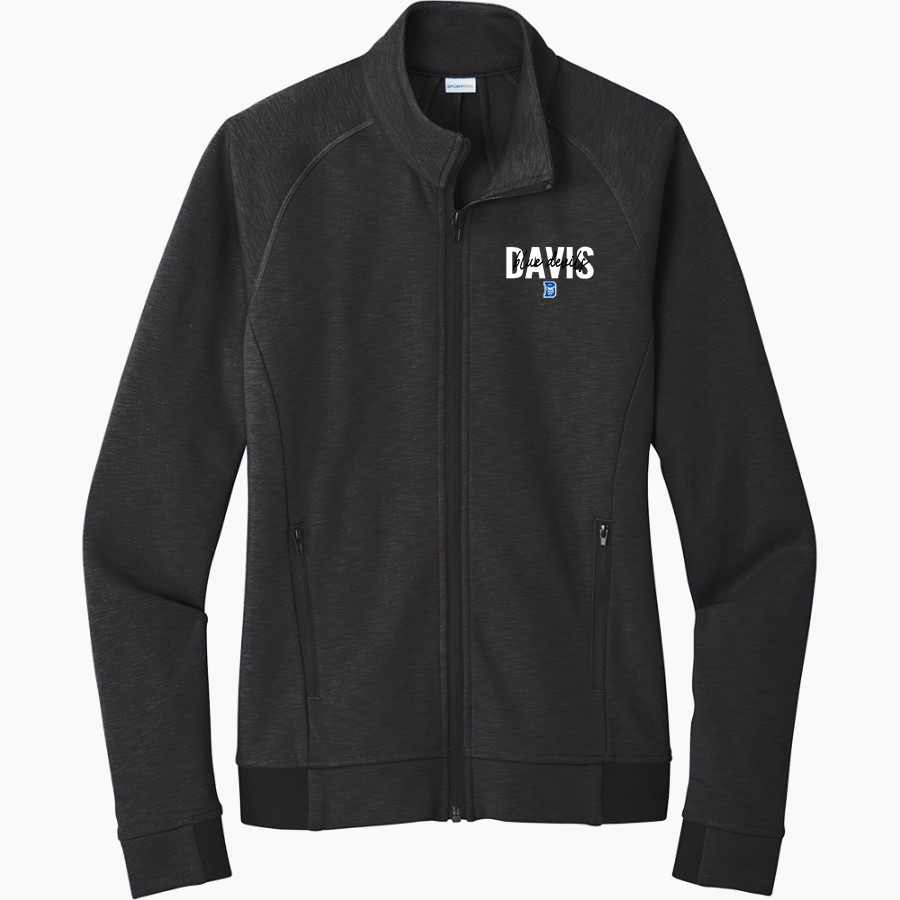 DAVIS SENIOR HIGH SCHOOL BLUE DEVILS <span class="pdp-name-mascot">DAVIS BLUE DEVILS</span> Sport-Tek Women's PosiCharge Strive Full-Zip Jacket