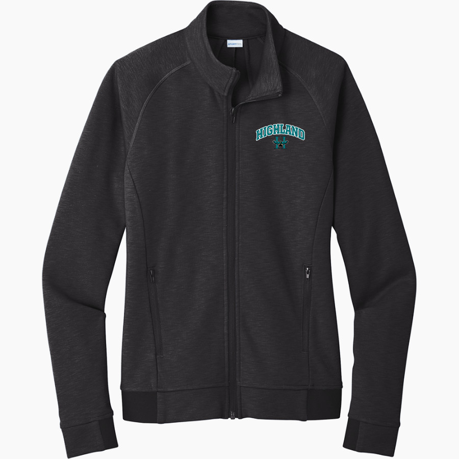 Highland Hawks <span class="pdp-name-mascot">Highland Hawks</span> Sport-Tek Women's PosiCharge Strive Full-Zip Jacket