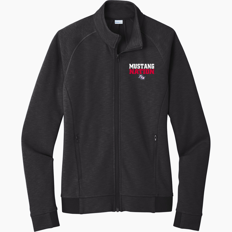 Fulton Science Academy Mustangs <span class="pdp-name-mascot">Fulton Science Academy Mustangs</span> Sport-Tek Women's PosiCharge Strive Full-Zip Jacket