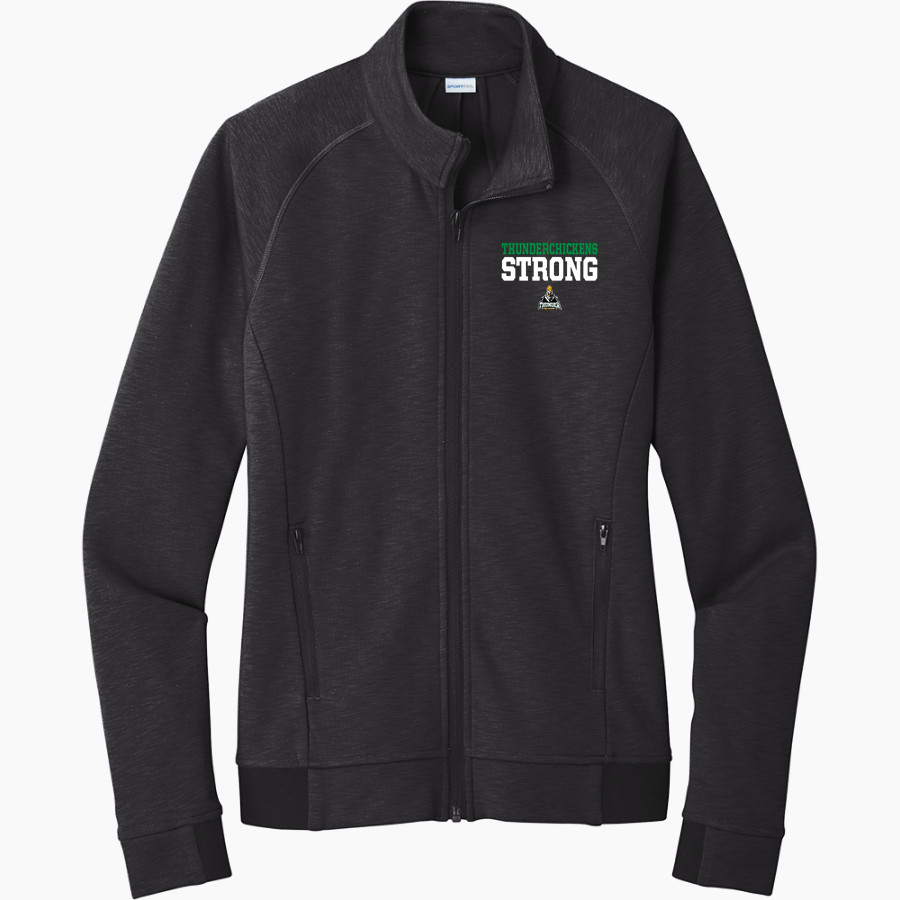 Doane Stuart Thunderchickens Thunderchickens <span class="pdp-name-mascot">Doane Stuart Thunderchickens</span> Sport-Tek Women's PosiCharge Strive Full-Zip Jacket