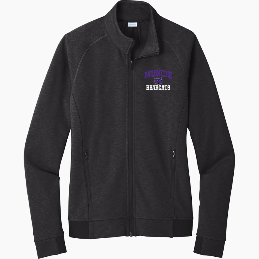 MUNCIE CENTRAL HIGH SCHOOL BEARCATS Sport-Tek Women's PosiCharge Strive Full-Zip Jacket