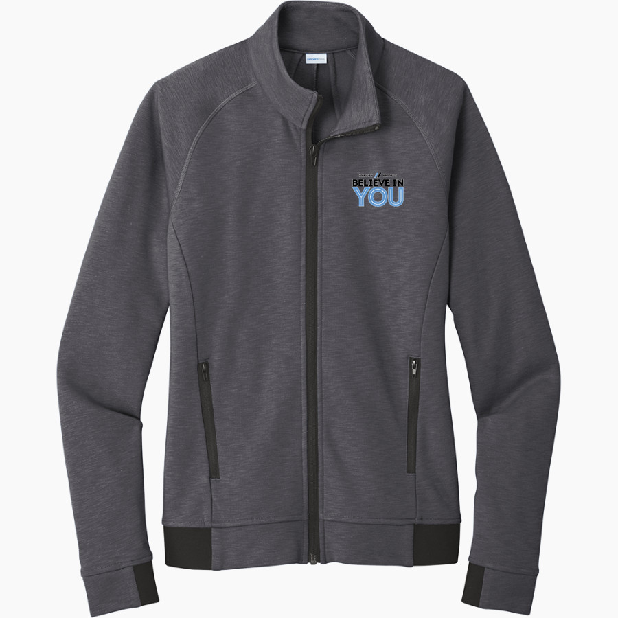Believe In You <span class="pdp-name-mascot">Believe In You</span> Sport-Tek Women's PosiCharge Strive Full-Zip Jacket