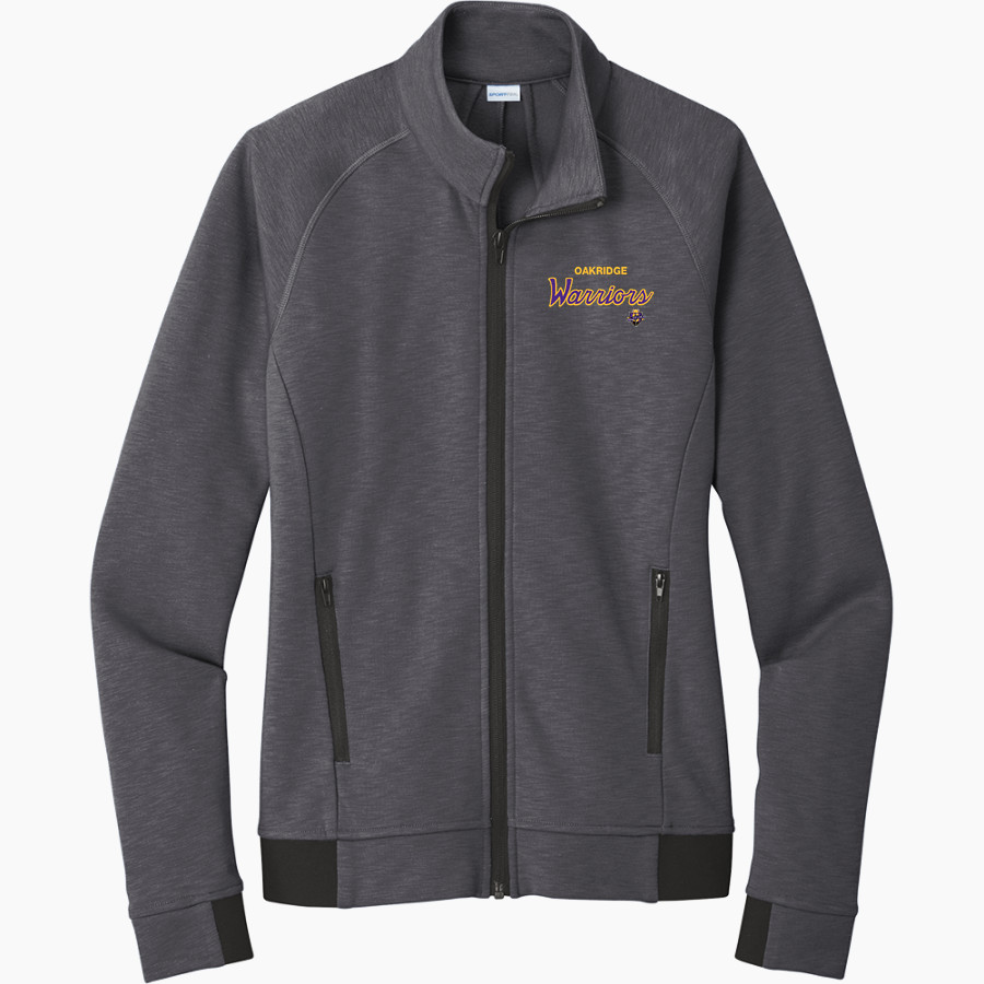 OAKRIDGE HS OFFICIAL ONLINE STORE <span class="pdp-name-mascot">OAKRIDGE WARRIORS</span> Sport-Tek Women's PosiCharge Strive Full-Zip Jacket