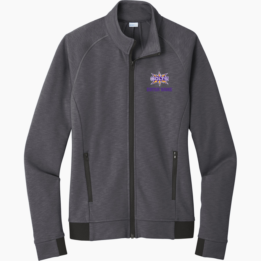 Birmingham Thunderbolts Premier SOFTBALL <span class="pdp-name-mascot">Birmingham Thunderbolts Softball</span> Sport-Tek Women's PosiCharge Strive Full-Zip Jacket