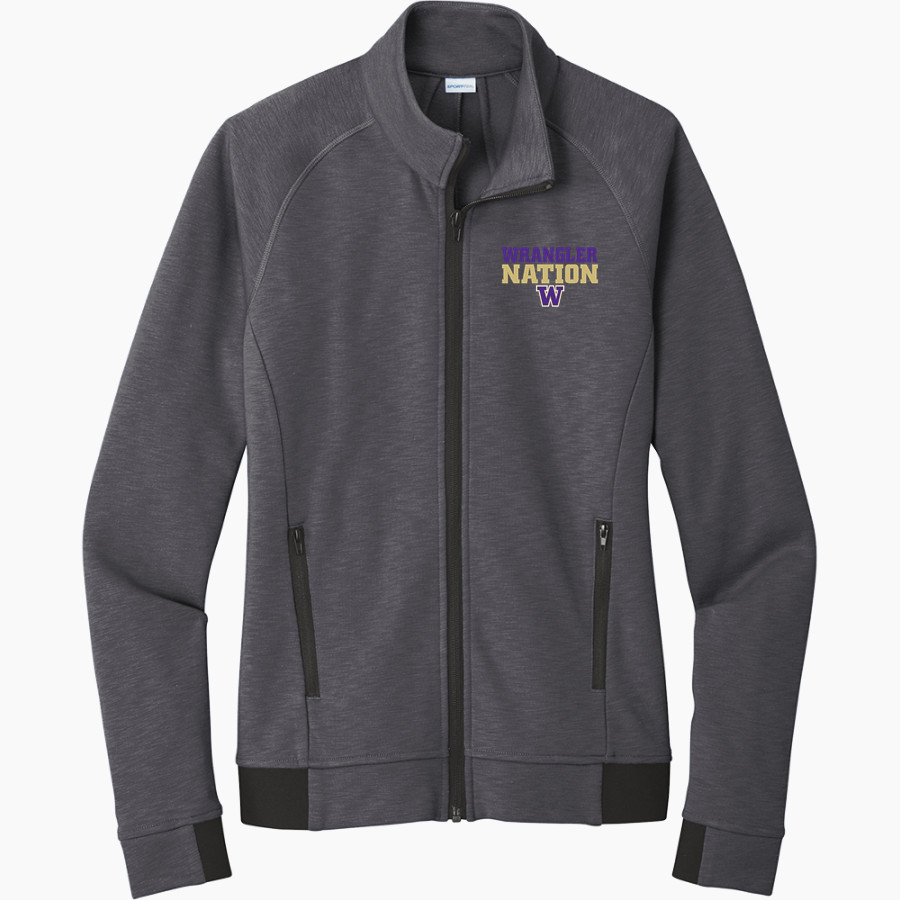Wickenburg Wranglers <span class="pdp-name-mascot">Wickenburg Eagles</span> Sport-Tek Women's PosiCharge Strive Full-Zip Jacket