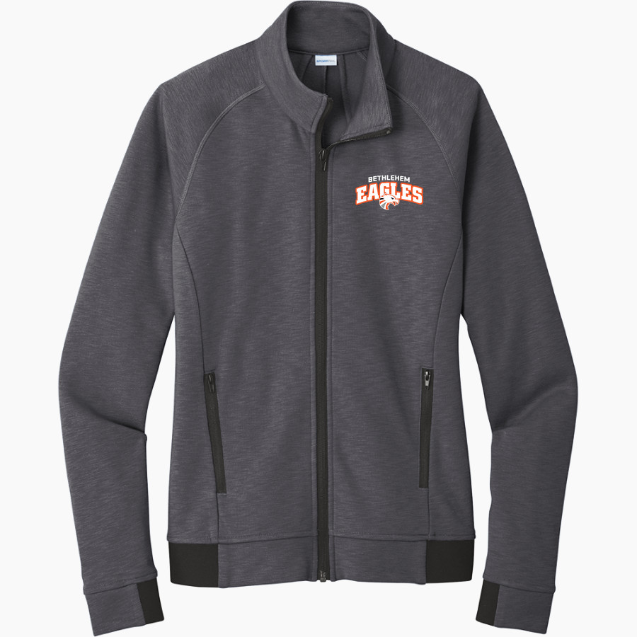 Bethlehem Eagles official sideline store <span class="pdp-name-mascot">Bethlehem Eagles</span> Sport-Tek Women's PosiCharge Strive Full-Zip Jacket