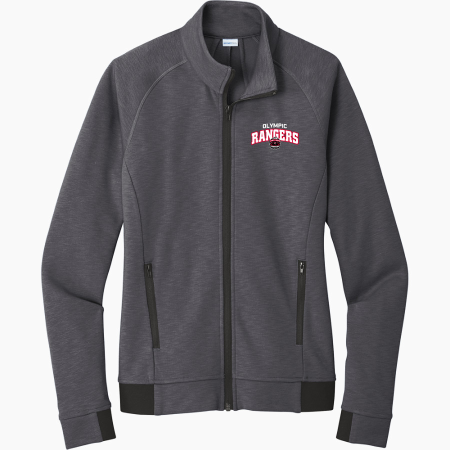 Olympic College Official Store of the Rangers <span class="pdp-name-mascot">Olympic College Rangers</span> Sport-Tek Women's PosiCharge Strive Full-Zip Jacket