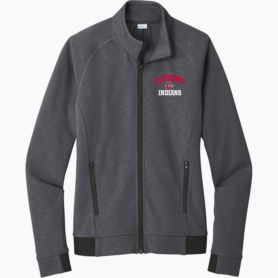 CLEVELAND HIGH SCHOOL INDIANS <span class="pdp-name-mascot">CLEVELAND INDIANS</span> Sport-Tek Women's PosiCharge Strive Full-Zip Jacket