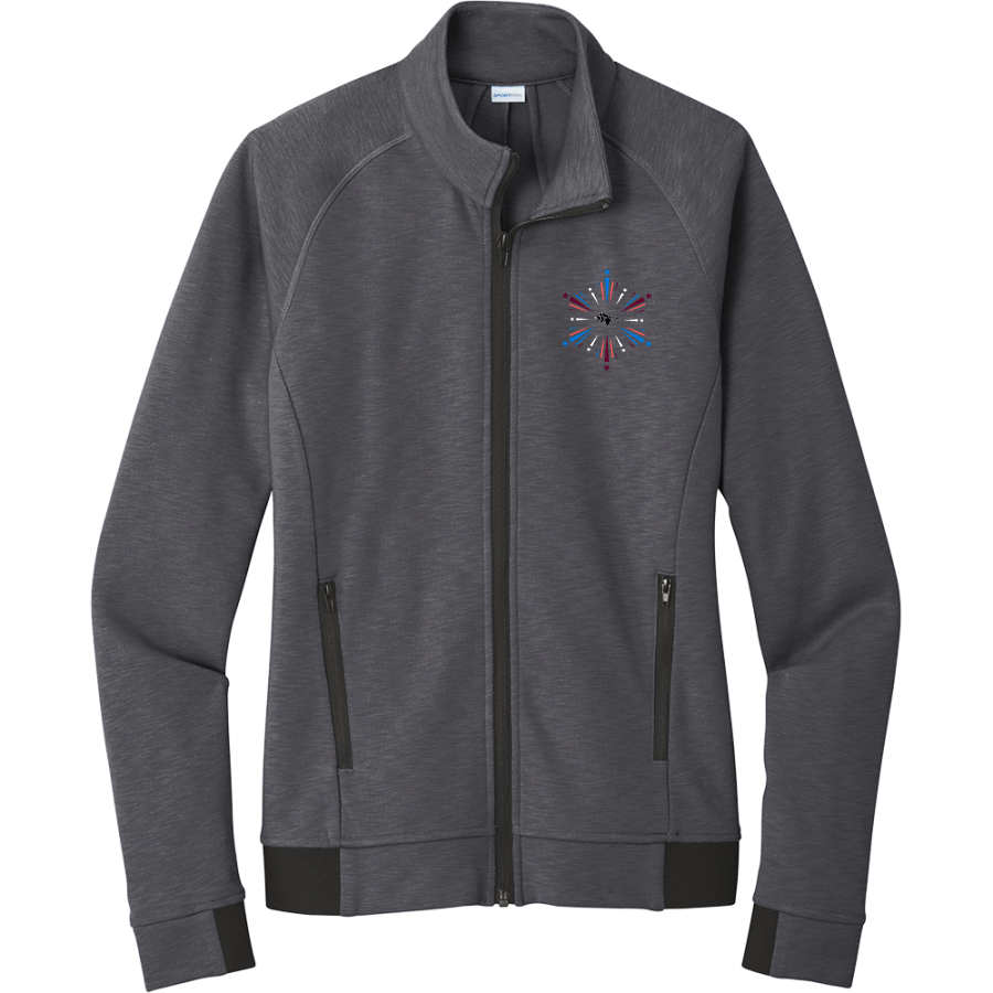 Airline Community School Jets <span class="pdp-name-mascot">Airline Community School Jets</span> Sport-Tek Women's PosiCharge Strive Full-Zip Jacket